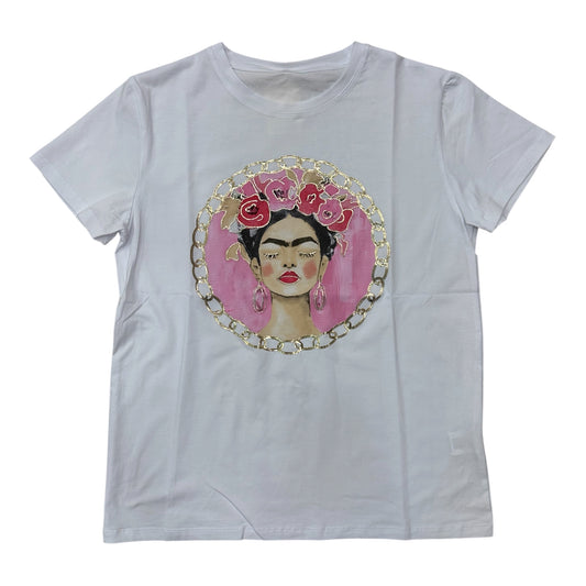 Bawełniany T-shirt FIN 20 / BIAŁY