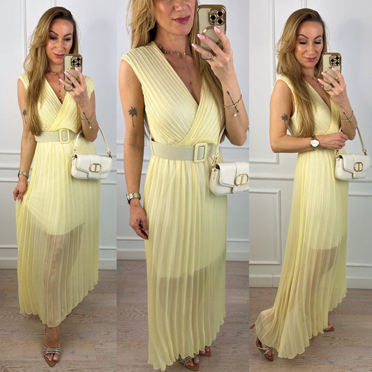 Sukienka LANITTE / ŻÓŁTA