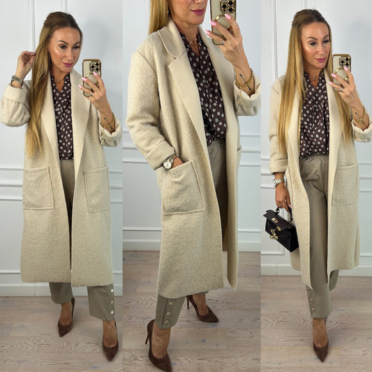 Płaszcz THORA / BEŻOWY