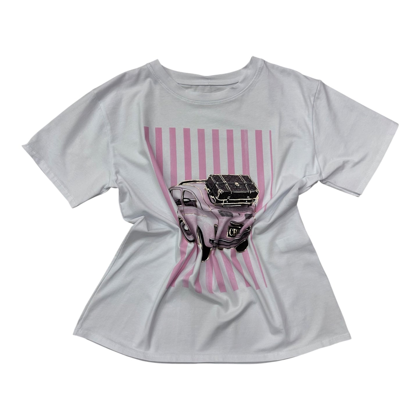 Bawełniany T-shirt FIN 10 / BIAŁY