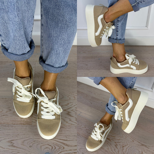 Buty sportowe BORN / KHAKI