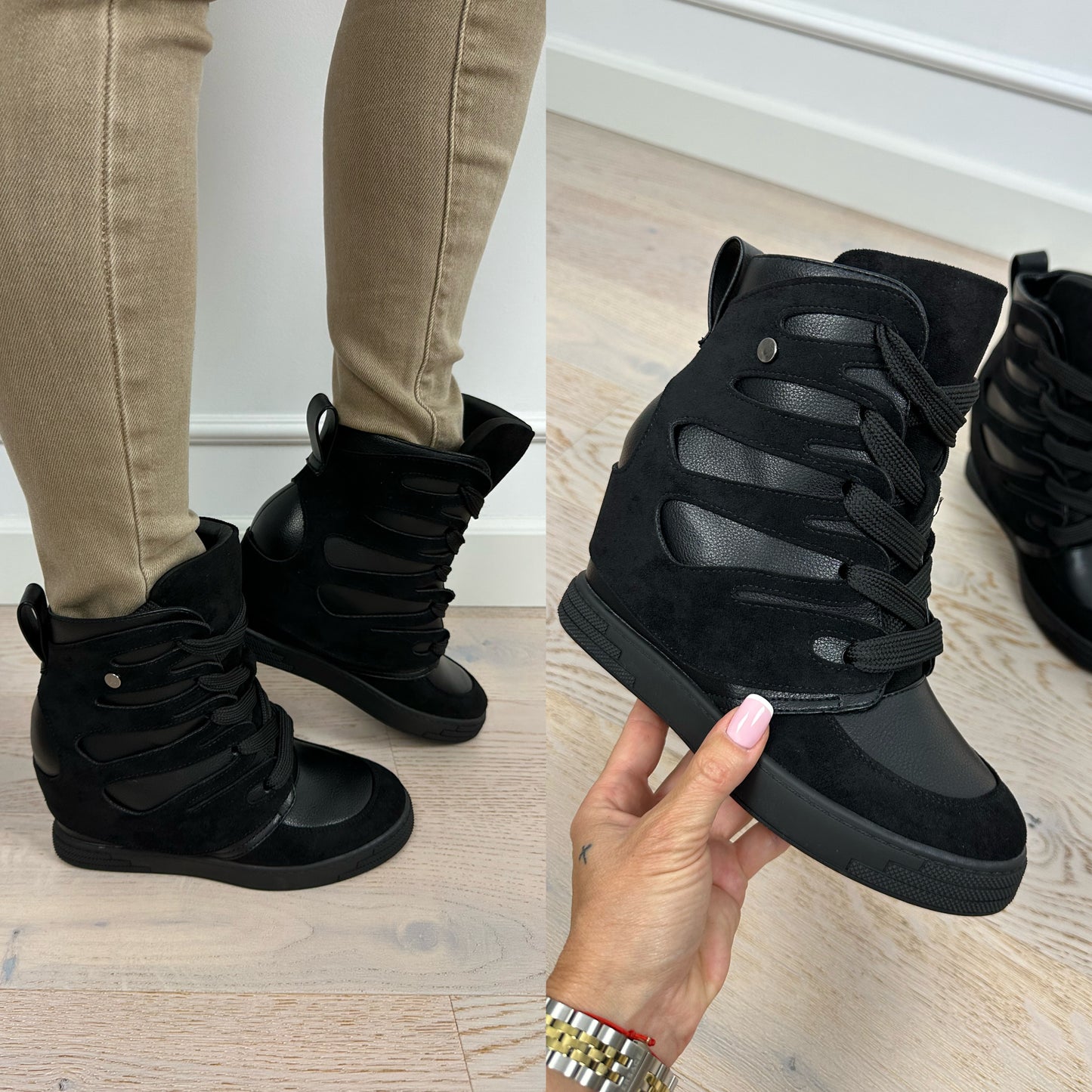 Sneakersy CHIC / BLACK