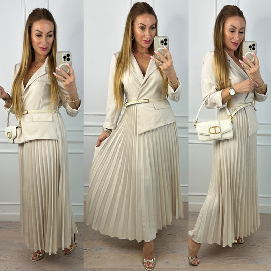 Sukienka JUDDE / JASNY BEŻ