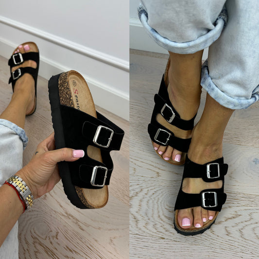 Klapki SHARON / BLACK