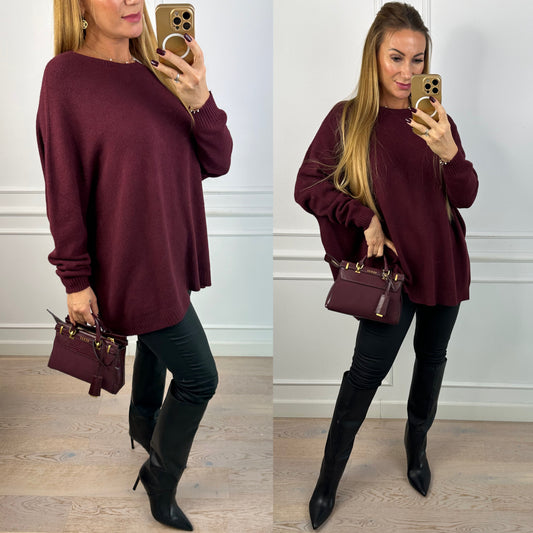 Sweter NOVIS / BURGUND