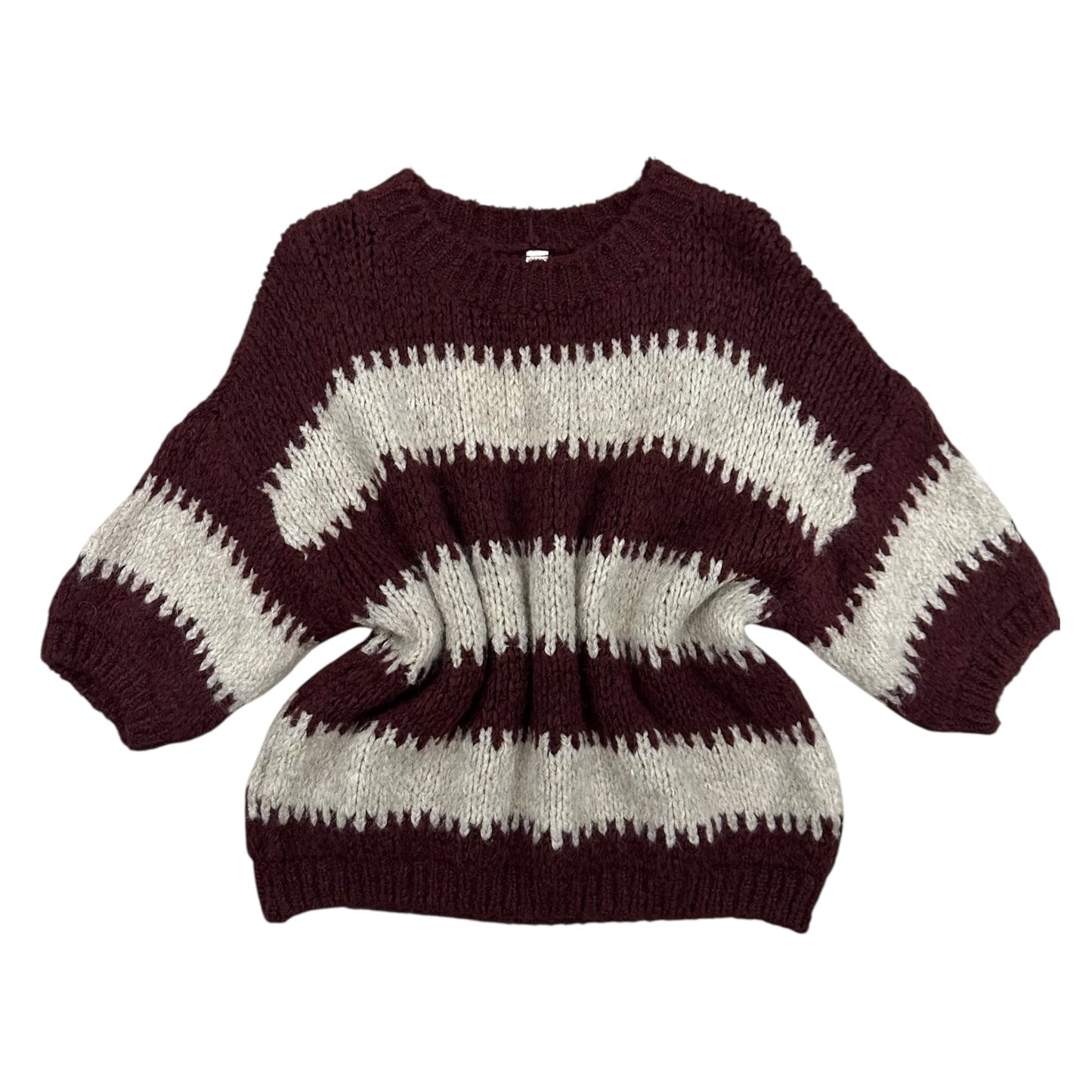 Sweter z wełną HIZUMI / BURGUND-FANGO