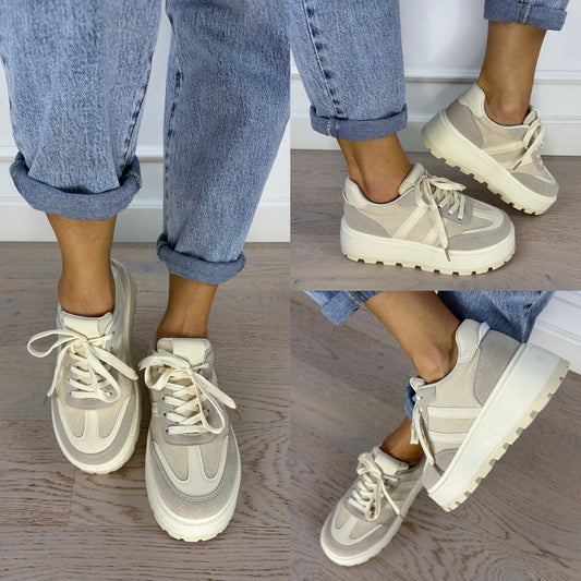 Buty sportowe BOWEY / BEIGE