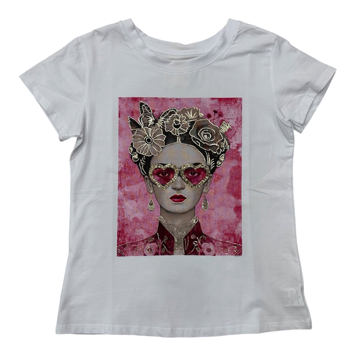 Bawełniany T-shirt FIA 19 / BIAŁY