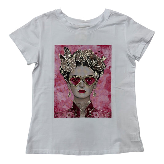 Bawełniany T-shirt FIA 19 / BIAŁY