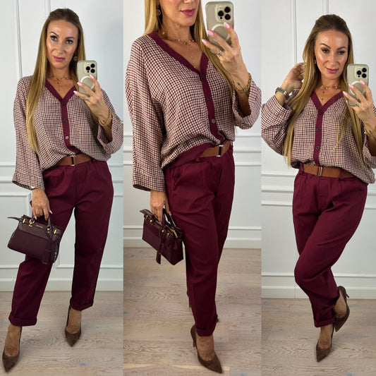 Bluzka ADINA / BORDOWA