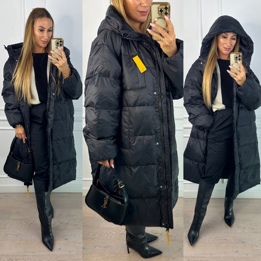 Kurtka puchowa LIVIA / CZARNA