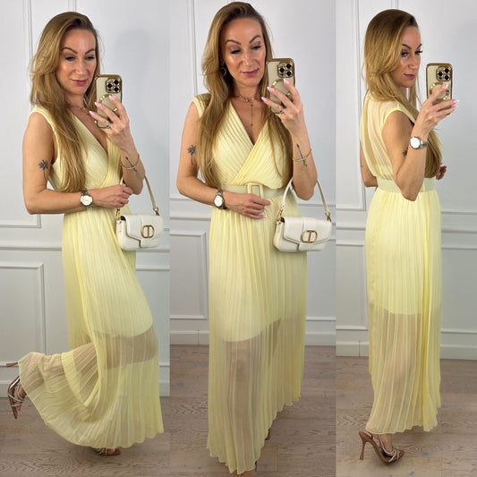 Sukienka LANITTE / ŻÓŁTA