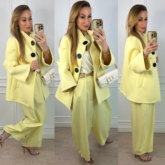 Płaszcz VITTORIA / ŻÓŁTY