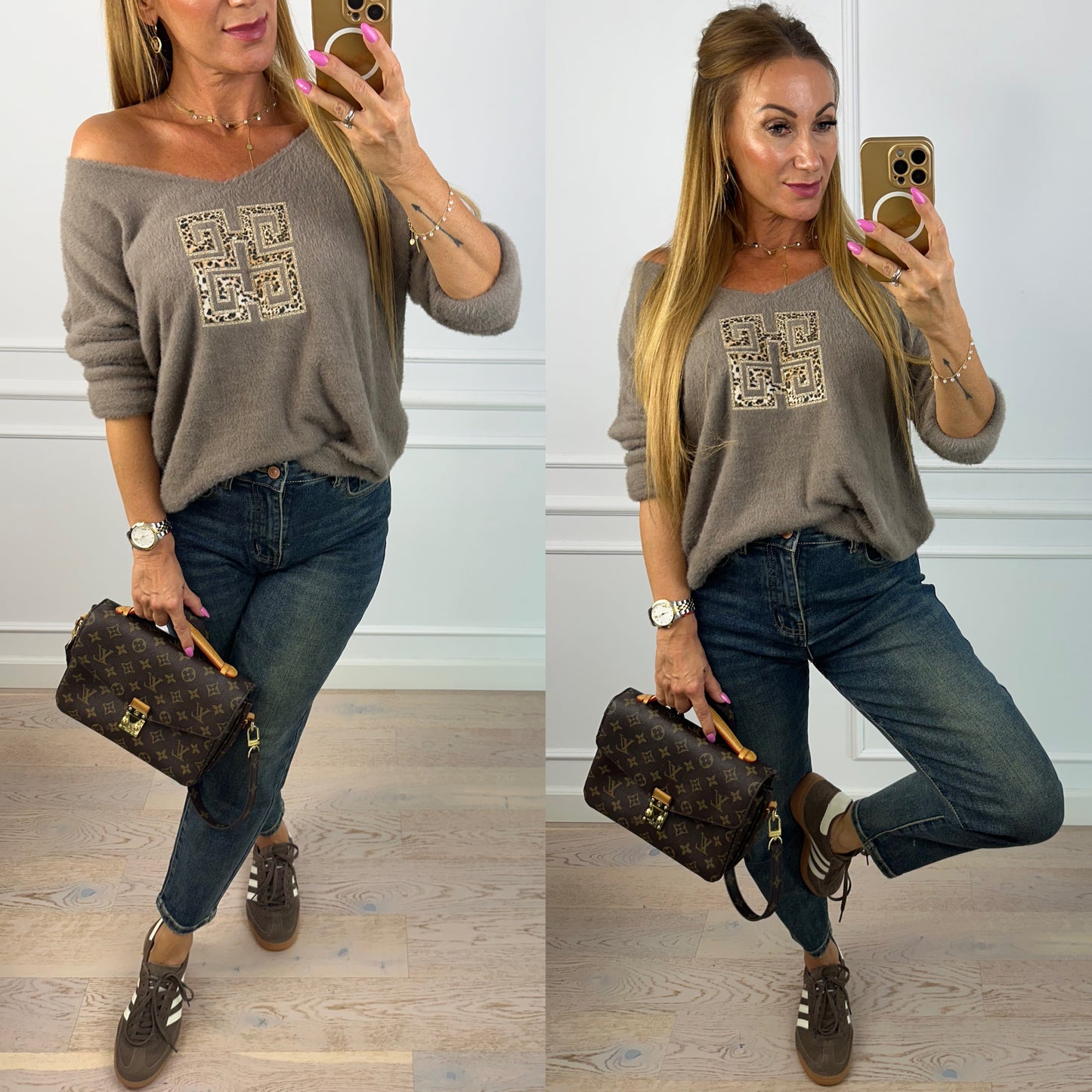 Sweter ALIVIA / TAUPE