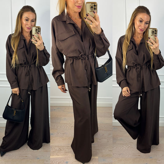 Komplet MUND / CZEKOLADOWY