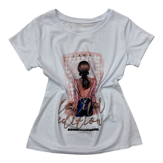 Bawełniany T-shirt FIA 18 / BIAŁY