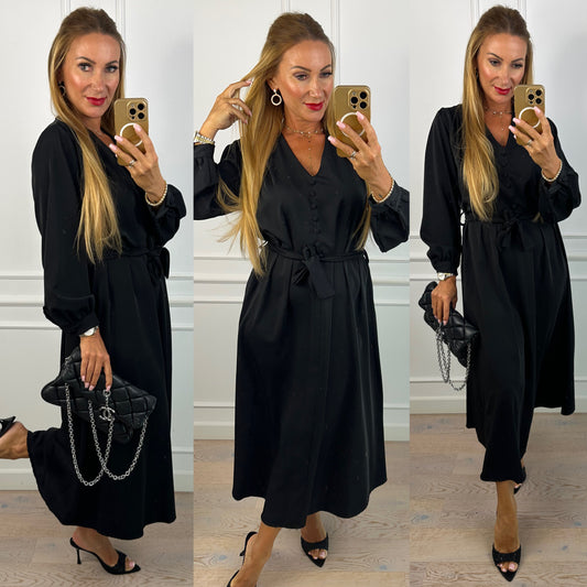 Sukienka ELISANA / CZARNA