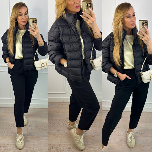 Kurtka puchowa KAULLA / CZARNA