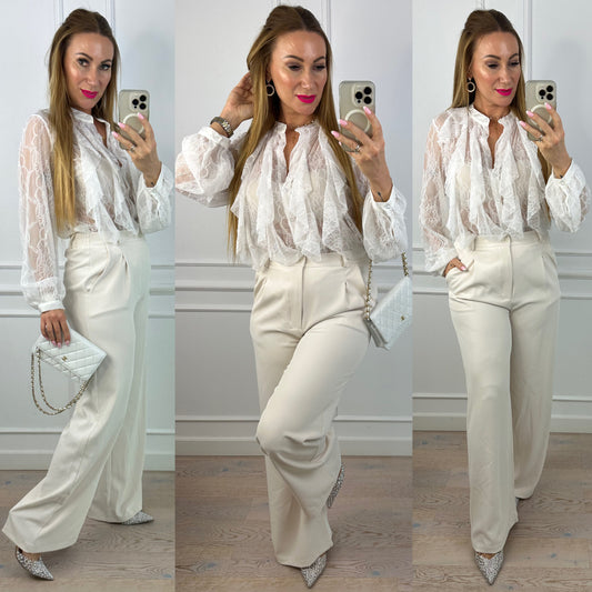 Koszula z koronki ARISSA / BIAŁA