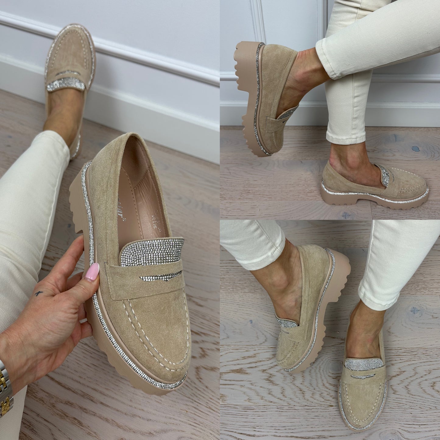 Mokasyny TOMMY / BEIGE