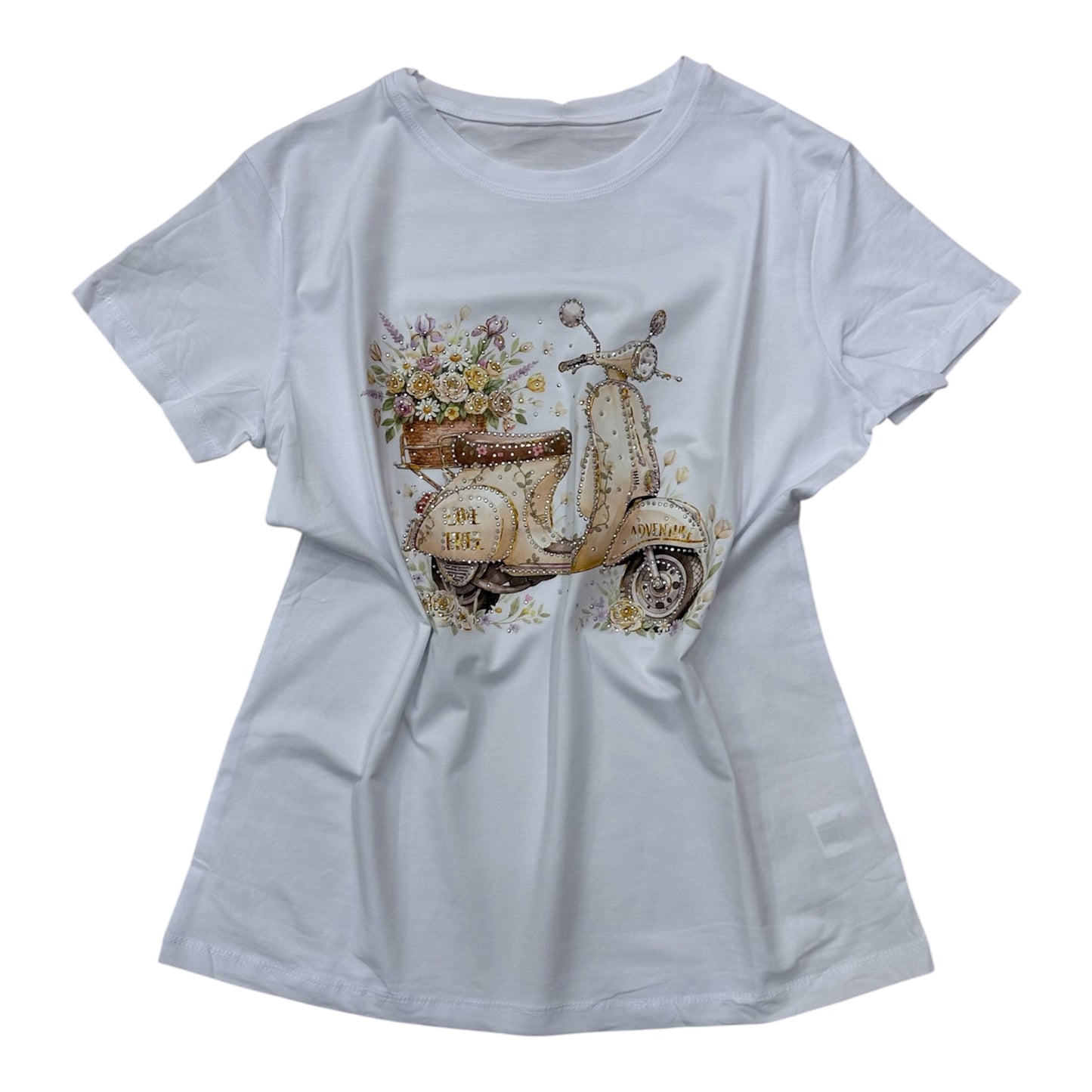 Bawełniany T-shirt FIN 27 / BIAŁY