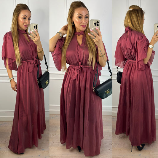 Sukienka z tencelem FIORELLA / BORDOWA