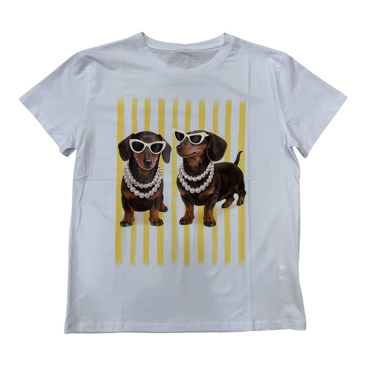 Bawełniany T-shirt FIN 16 / BIAŁY