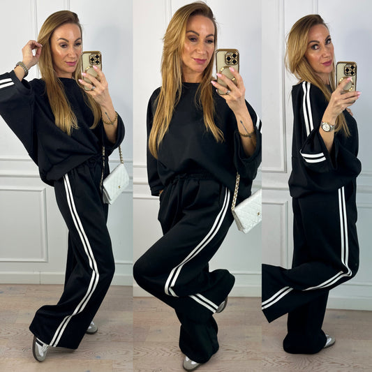 Komplet sportowy ANGELO / CZARNY