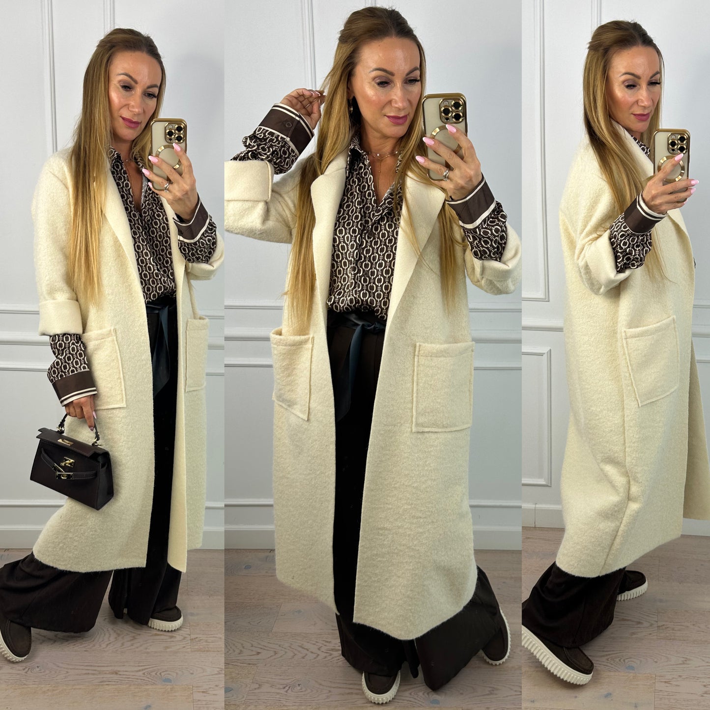 Płaszcz THORA / ŚMIETANKOWY