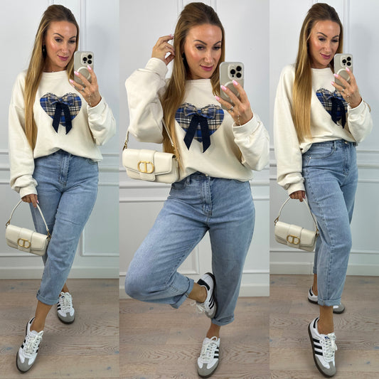 Bawełniana bluza DESYA / JASNY BEŻ