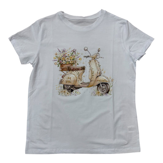 Bawełniany T-shirt FIN 27 / BIAŁY