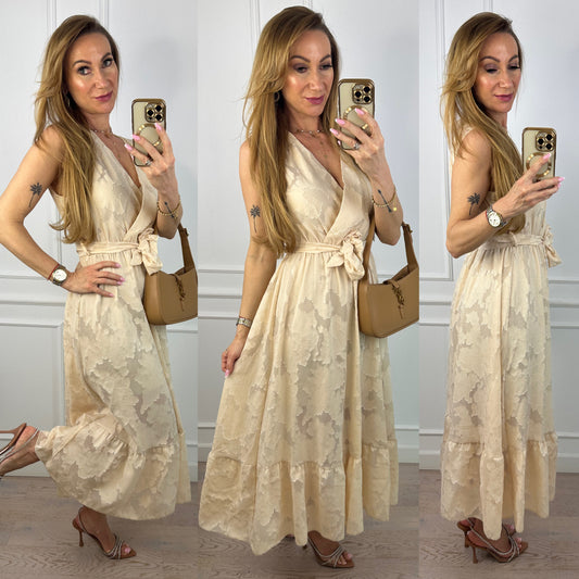 Sukienka GEORGINA / BEŻOWA