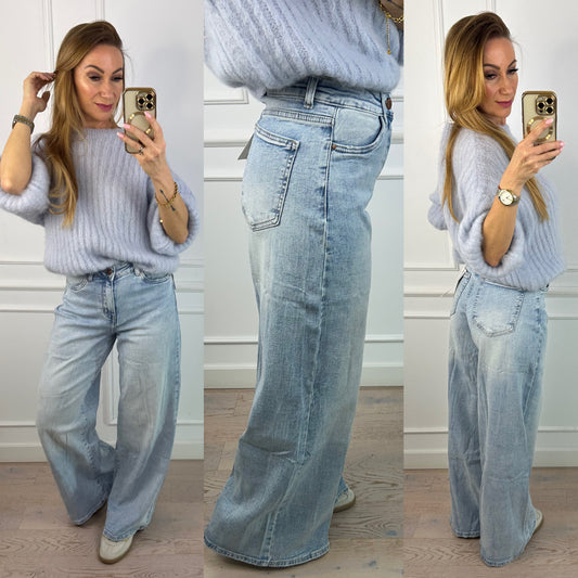 Spodnie jeansowe MEGA BAGGY COOPER / NIEBIESKIE