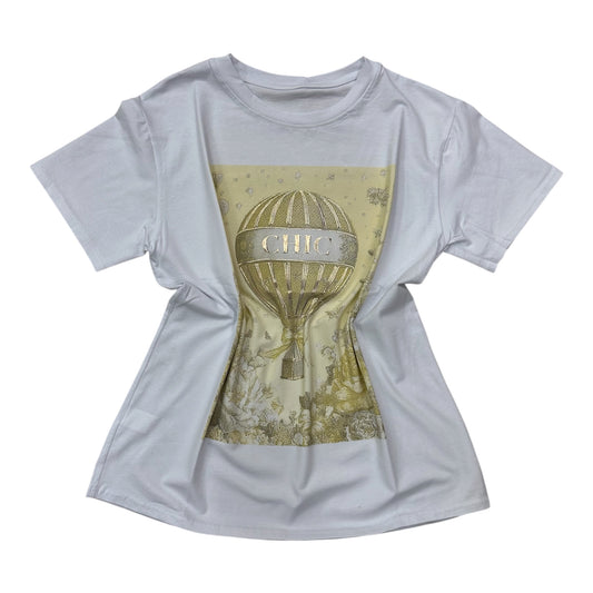 Bawełniany T-shirt FIN 25 / BIAŁY