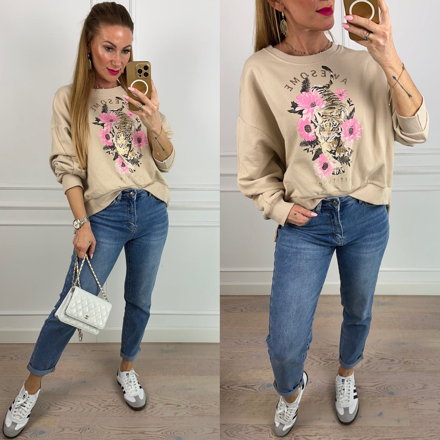 Bluza AWESOME / BEIGE