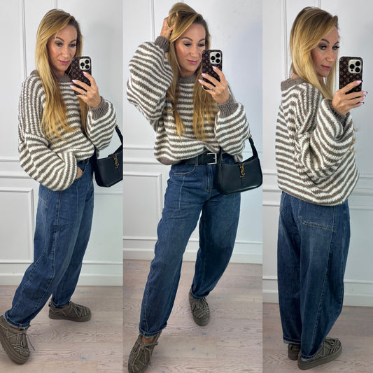 Sweter w pasy YORK / FANGO