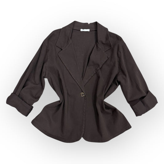 Marynarka jeansowa MARLON / CZEKOLADOWA