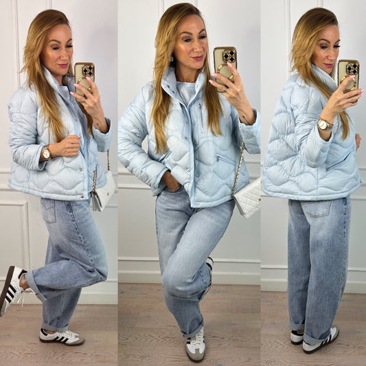 Kurtka puchowa DALBY / NIEBIESKA