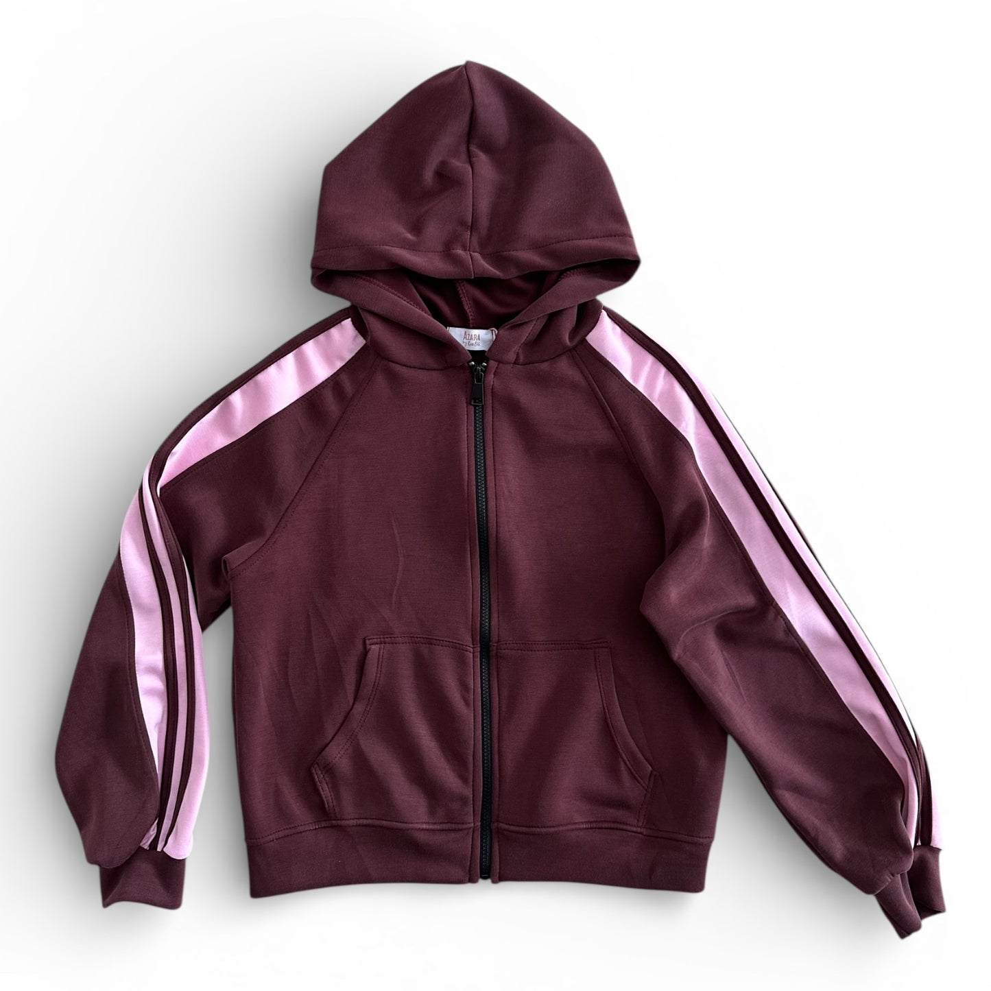 Bluza z kapturem NEVIRA / BURGUNDOWA