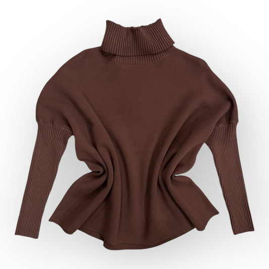 Sweter z golfem ALIAS / CZEKOLADOWY