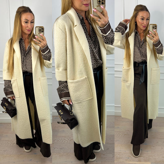 Płaszcz THORA / ŚMIETANKOWY