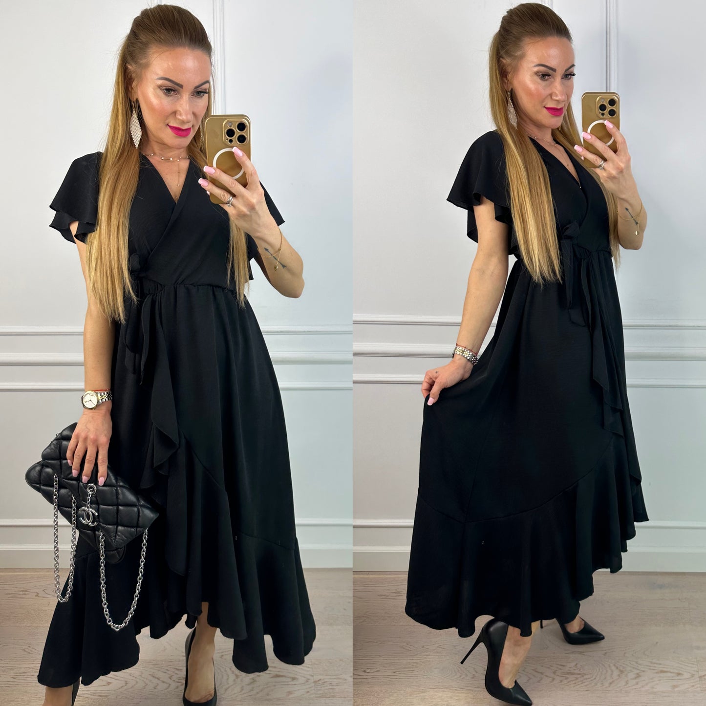 Sukienka LIVA / BLACK