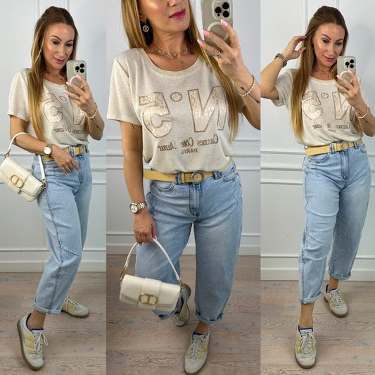 Bluzka NIKKY / BEŻOWA