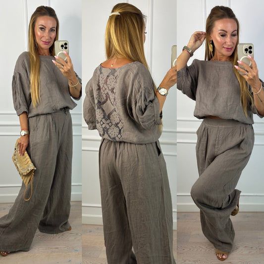 Lniana bluzka MARVINA / FANGO