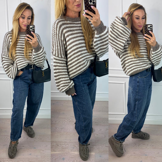 Sweter w pasy YORK / FANGO