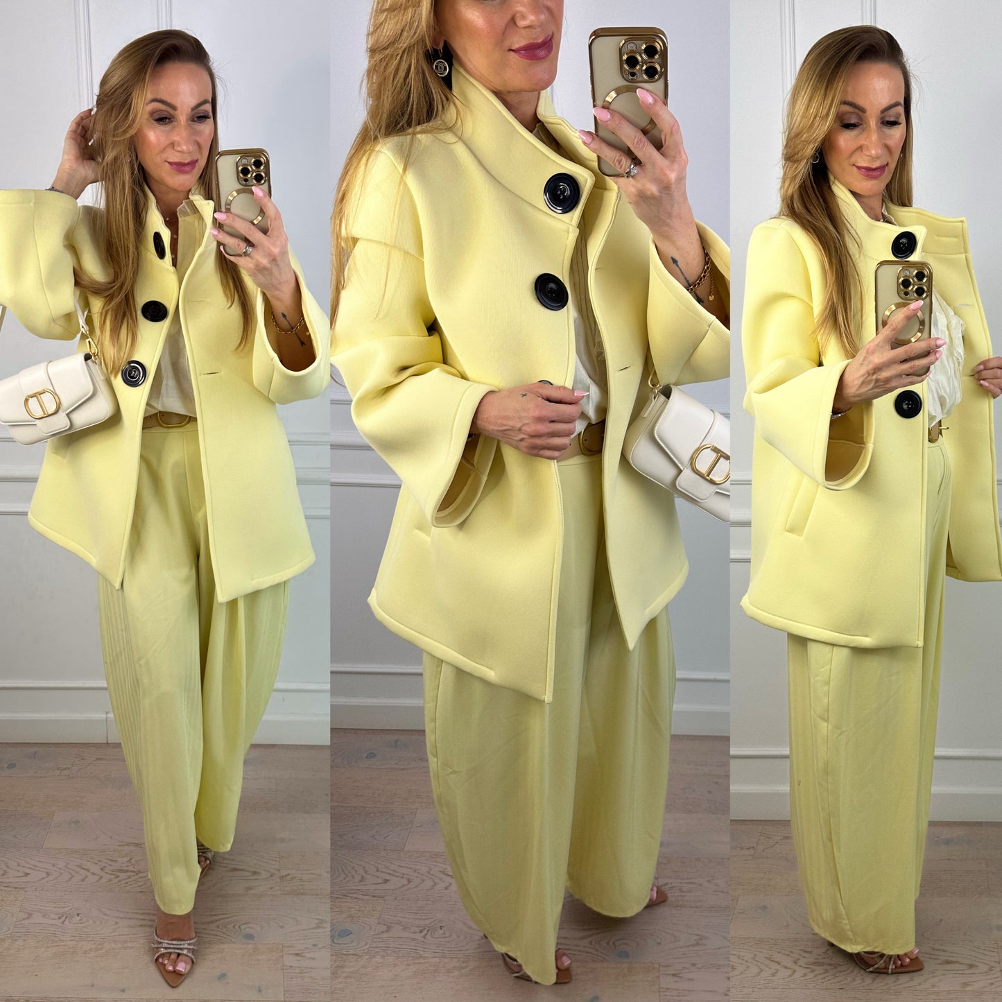 Płaszcz VITTORIA / ŻÓŁTY