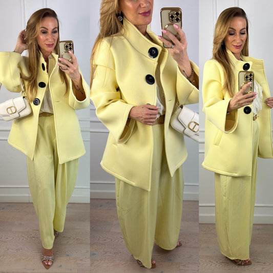 Płaszcz VITTORIA / ŻÓŁTY