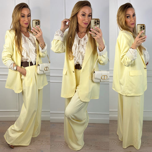 Marynarka OVERSIZE CORALINE / ŻÓŁTA