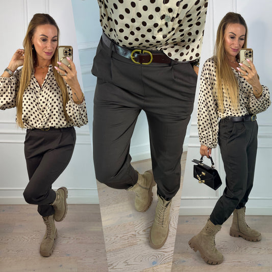 Spodnie MIGUEL / CZEKOLADOWE