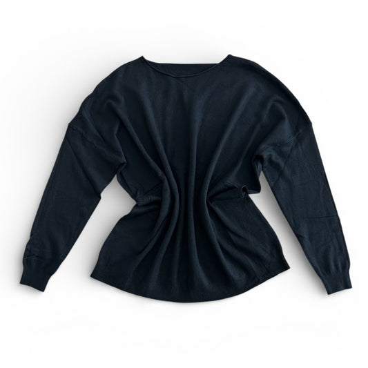 Dzianinowa bluzka VINORA / CZARNA